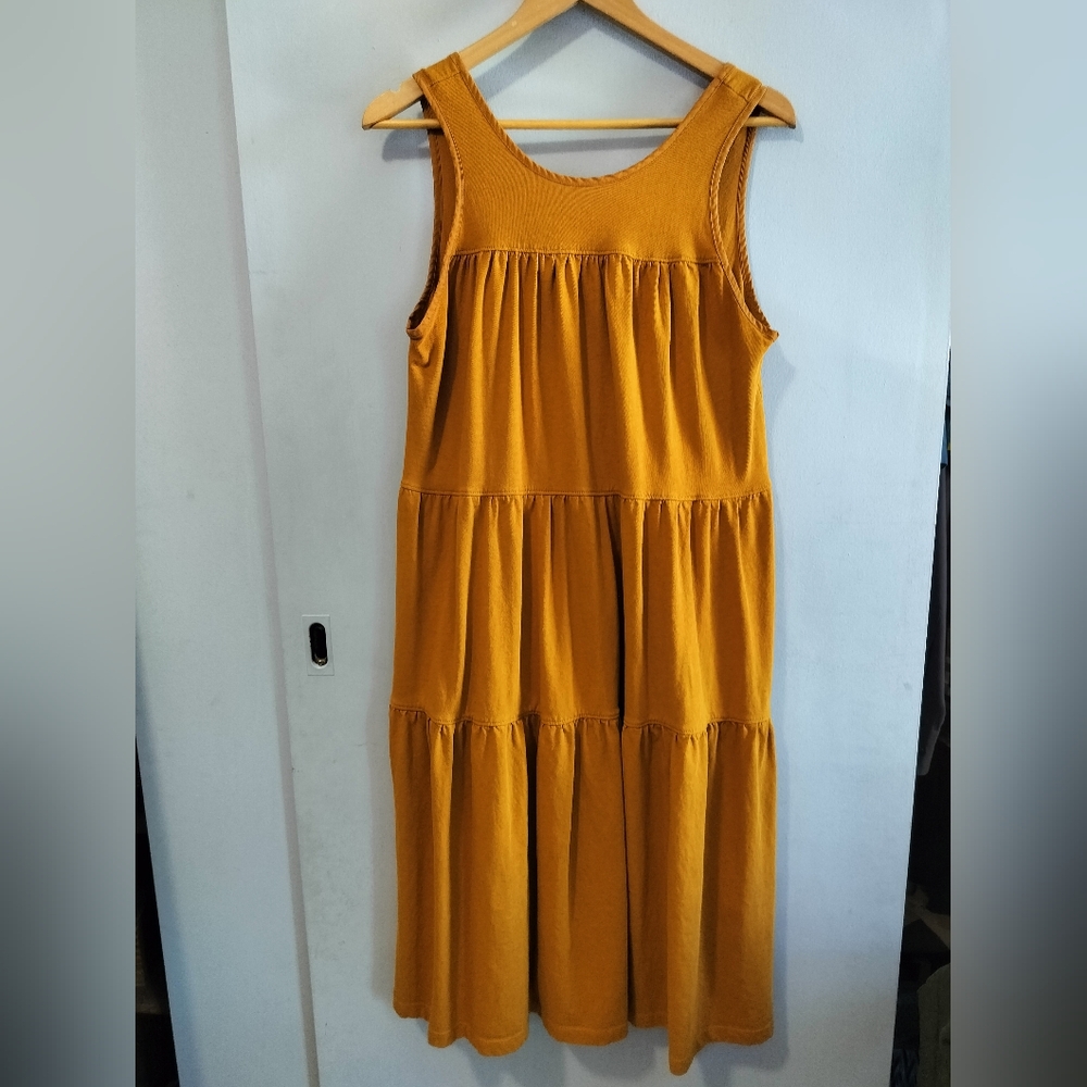 Mustard Yellow Sleeveless Dress Everlane